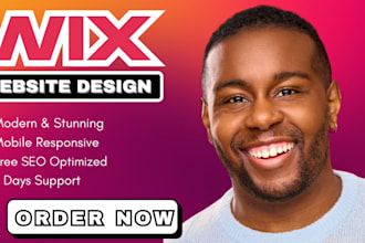 do wix website design, redesign wix website, wix online store