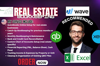 setup quickbooks online bank reconciliation bookkeeping for real estate airbnb