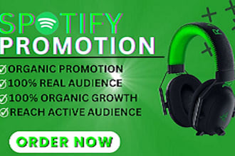 run ads for your spotify music and organic spotify music promotion
