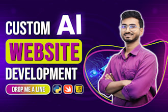 create website development with ai chatbot deep learning for ecommerce website