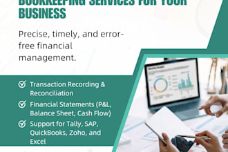 manage your accounts and provide financial reports