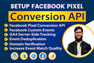 setup facebook pixel conversion API, fix meta pixel, server side tracking by GTM