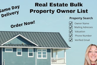 provide property list for realtors and business owners
