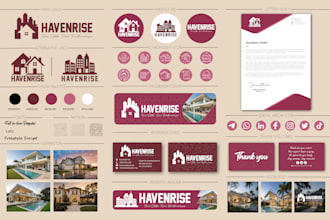 do luxury signature, minimalist logo, brand identity with full branding kit