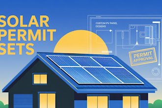 prepare solar permit sets and custom pv panel designs
