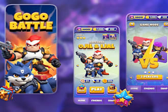 design game UI UX for PC and mobile platforms