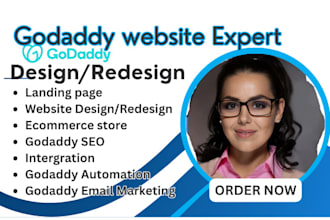 design godaddy website godaddy ecommerce redesign godaddy website development