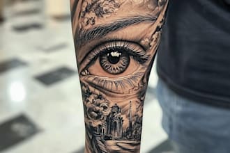 draw unique custom tattoo any tattoo design, tattoo artist