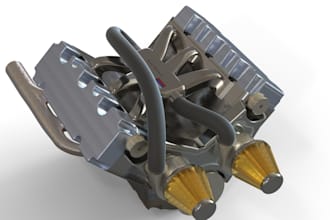 convert any technical drawing into a 3d model or vice versa in solidworks