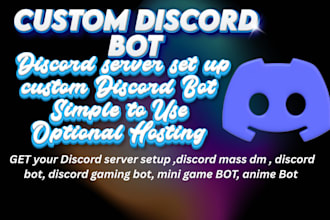 create discord bot, telegram bot , dicord game, crypto telegram games, p2e games