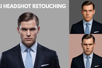 do ai image restoration, face swap, resizing, ai headshots, ai photo retouching