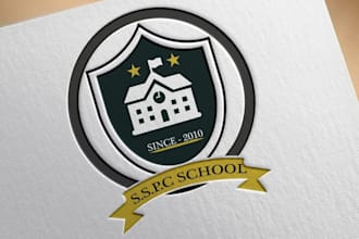 do school, college, university, academy and education logo design