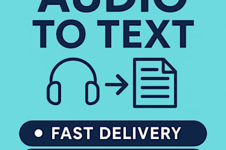 transcribe english audio or video to text manually