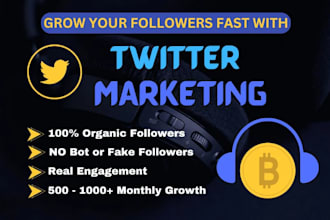 do organic twitter x growth, an boost crypto followers, engage twltter promotion