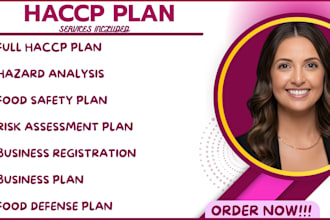 create haccp plans food safety sops gmp iso 22000 compliance docs