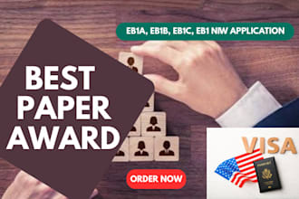 provide best paper award for eb1a, eb1b,eb1c, eb1 niw application