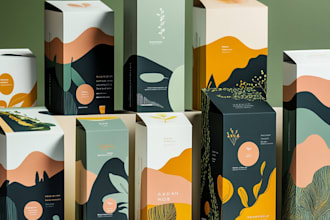 create mailer box design, amazon product packaging design