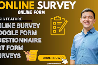 fill online survey via jotform, typeform or google forms get respondents