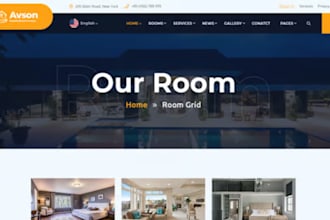 design hostel booking website, room reservation website, backpacker website