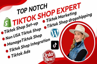 setup shopify tiktok shop dropshipping tiktok shop manager with product listing