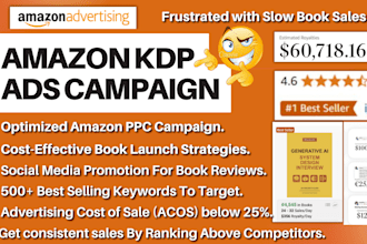 do amazon KDP ads campaign, amazon PPC campaign sponsored ads, book promotion