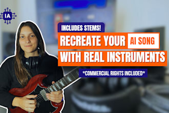recreate your ai generated or demo song