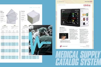 design or redesign your pharma or medical product catalog