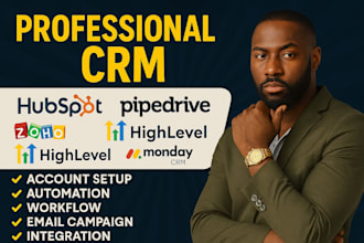 setup monday CRM make com ai agent clickup click up monday com made com