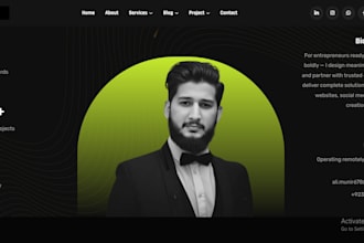 portfolio website static and dynamic both