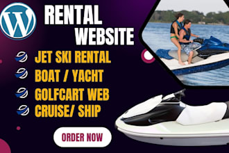 jet ski, boat, cruise, ship, yacht rental website, golfcart rental website