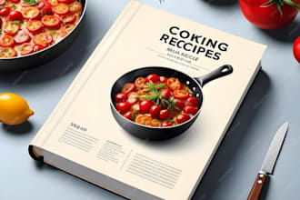 design recipes cookbook formatting book cover layout for print and ebook