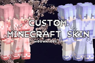 make custom minecraft skin especially for you