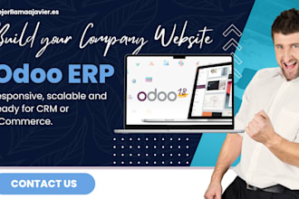 build a custom corporate website for your business using odoo erp
