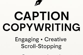 write engaging social media captions tailored to your brand