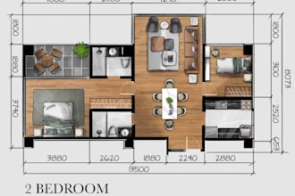 sketch floor plan in procreate