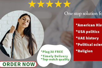 do american history,US politics, political science, middle east history,religion