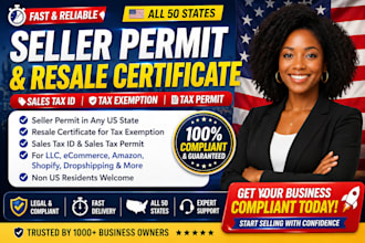 get seller permit resale certificate sales tax id usa tax exemption