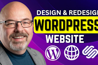 build wix, wordpress, go daddy duda, squarespace website design