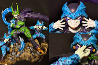 3d print and paint custom miniatures figurines 3d models cosplay props 3d toys