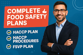 make full haccp plan food safety plan haccp procedure and fsvp plan