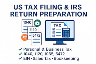 file your US tax return, 1040, 1120, or 5472 for llc or corporation