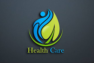 design health, wellness, clinic, medical, dental logo