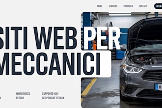 create professional website for mechanic