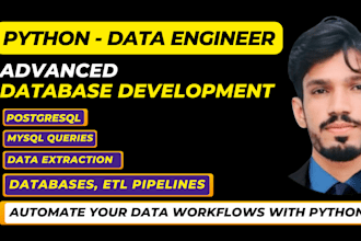 develop advanced web scrper, data engineering, selenium
