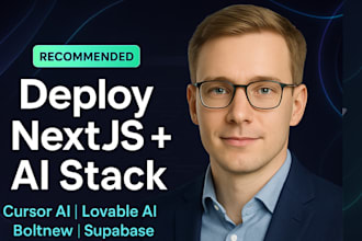 build and deploy reactjs nextjs using superbase cursor ai lovable ai boltnew