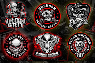 create logo for skull, skeleton, bone, human, soul, face, illustration, t shirt
