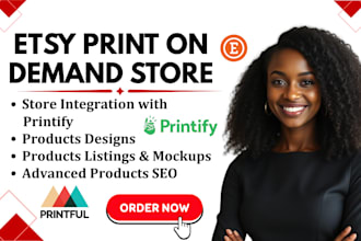 setup etsy print on demand shop, etsy seo, print on demand store, etsy pod