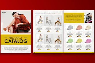 design digital product catalog, fashion lookbook, linesheet, brochure, catalogue