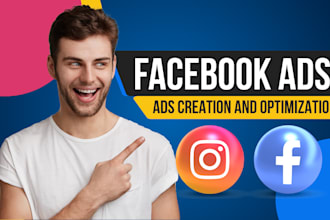 be your facebook instagram ads manager, create fb, insta ads campaign