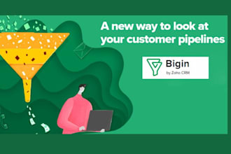 set up and automate your zoho bigin CRM with pipeline and workflow customization